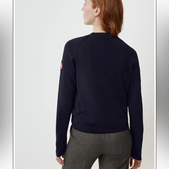 CANADA GOOSE HyBridge Knit Packable Jacket IN Navy NWT size XS - Picture 3 of 13